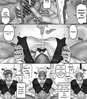[Onoko Ya Honpo (Kamiwo Akira)] Welcome! Cuntboy Cafe [Eng] — 6