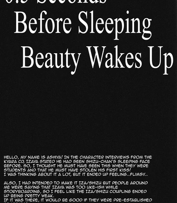 [Spider-Cage Ashiya] 0.5 Seconds Before Sleeping Beauty Wakes Up – Durarara!! dj [Eng] — 9
