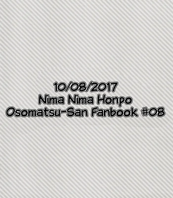 [Nimanima Honpo (Tokiwa)] Gold Finger Osomatsu – Osomatsu-san dj [Eng] — 014