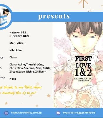 [Maru. (Raku.)] First Love – Haikyuu!! dj [Eng]