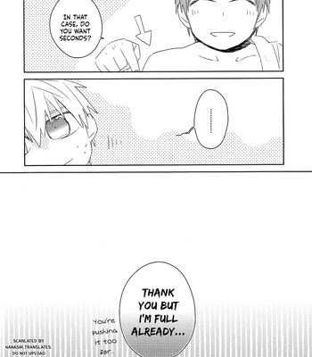 [TAM (Tamiya Komo)] Kuroko no Basket dj – Itadakimasu. & Gochisousama. [Eng] — 022