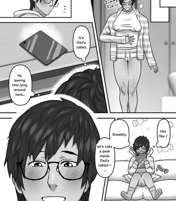 [Onoko Ya Honpo (Kamiwo Akira)] Watching Porn Videos Alone with my Dad [Eng] — 4