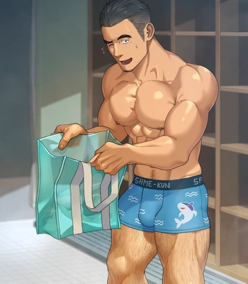 [Ofton Souko (Gorou Naoki)] Going to the beach with Sakamoto [Eng] — 8