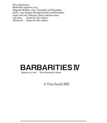 [SUZUKI Tsuta] Barbarities – Volume 4 [Eng] {SDS} — 222